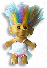 Photo of a toy troll