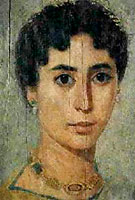 Målning av Hypatia