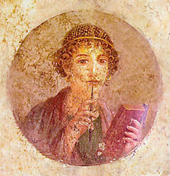 Väggmålning av Hypatia