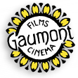 Logotype för Faumont, med namnet plus texten "Films" och "Cinema" i en ring av någon slags gula mönster