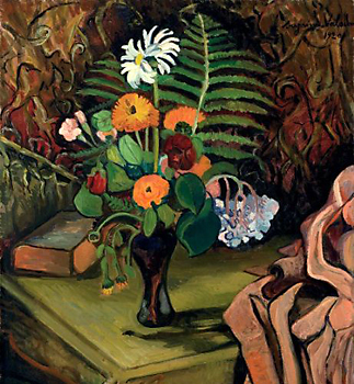 Stilleben med blommor, 1920