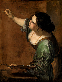Självporträtt av Artemisia Gentileschi