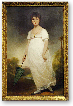 Målning av Jane Austen