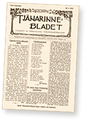 Omslag för tidningen Tjänarinne-Bladet