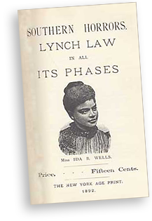Bokomslag till Ida B. Wells bok "Southern Horrors. Lynch Law in all Its Phases