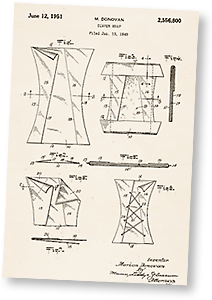 Patentet för "Boater" 1951