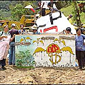 Blockad mot OCP:s oljeledningsbygge i Mindo, Ecuador 2001