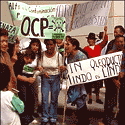 Protest mot OCP. Quito, Ecuador.