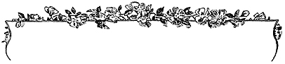 Gammaldags illustration av blomranka