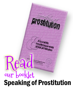 Read our booklet - Speaking of Prostitution