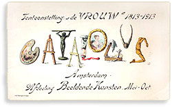 Utställningskatalog De Vrouw 1813-1913